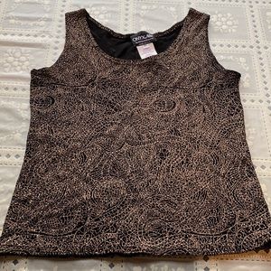 💜💜 Onyx Nite Sparkly Fancy Tank Women’s Size M